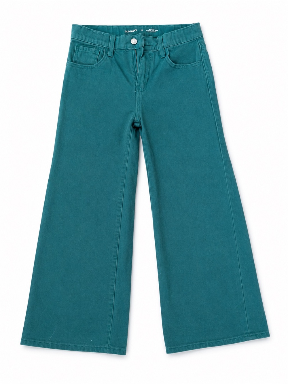 Girls Old Navy Teal Wide-Leg Jeans - Deep Teal